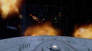 Full Crew Transported Onboard Destroyed Borg Cube! Enterprise D - Star Trek: Bridge Crew - Red Squad