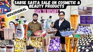 Biggest Sale on Cosmetic & Beauty products | 100% Original | Exhibition Sale | Shopping Vlog | Sale