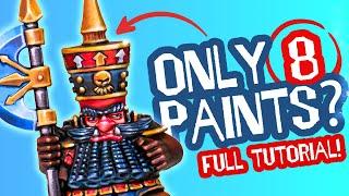 Master the Oldhammer painting style with just 8 paints!