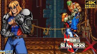 Night Slashers - Jake [Arcade / 1993] 4K 60FPS Speedrun