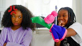 Sock Puppet Therapy | Sekora & Sefari Play skit