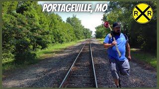 Portageville MO 55 Mile Railroad Hike Day 2 of 6 plus a Stealth