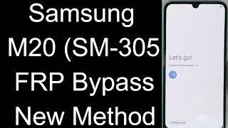 Samsung M20 FRP Bypass Method Samsung M305 Google account remove No SIM Card No Root No SIM Damage