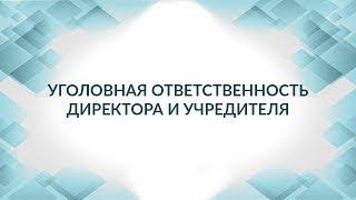 Уголовная ответственность директора и учредителя. Статья 199. Советы адвоката.