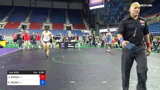 2018 USMC-USAW Cadet & Junior GR Nationals/Junior 195 Consi Of 32 #2 - Jacob Arends (MN) Vs. Evan