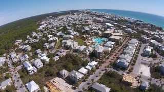 Aerial Seacrest Beach off 30A