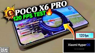 POCO X6 PROAFTER 3.5 UPDATE BGMI/PUBG 120 FPS TEST #pocox6pro #poco