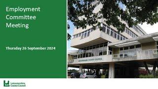 Employment Committee - 26 September 2024