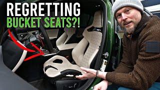 BMW M3 Bucket Seat Review.. ANY REGRETS YET?!