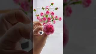 How to make easy and beautiful roses with pipe cleaners #pipecleaners #flowerscraft #handmadeflower