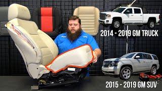 Chevrolet | GMC (2014 - 2019) Bottom Seat Cover Replacement - Part 1 - (Bottom Cover Install)