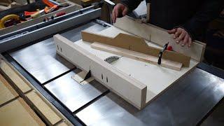 초보목공인을 위한 테이블쏘 썰매(crosscut sled) 설명