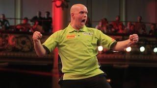 NINE-DARTER! | Michael van Gerwen v Steve Beaton (With Hilarious Andrew Flintoff Commentary)!