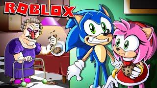  Sonic & Amy VS Grumpy Gran (ROBLOX)