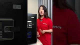 Két Sắt Gia Đình Chống Cháy, Chống Trộm DT56 Màu Đen 50kg - Két Sắt Chính Hãng Việt Tiệp.