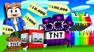 MINECRAFT ABER LEVEL 1 BIS 100 TNT!