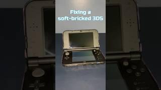 Fixing a soft-bricked 3DS #nintendo3ds #shorts