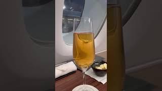 The most expensive champagne you can find on a plane…