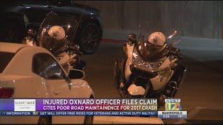 Oxnard police officer injured in crash files claim over Kern road conditions