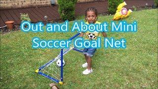 Addo Out and About Mini Soccer AKA Football Goal Net - Setting Up and Scoring Goals!