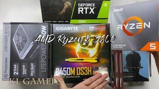 AMD Ryzen 5 3600 GIGABYTE B450M DS3H Hyper-X INNO3D RTX 2060 Tecware NEXUS M Build