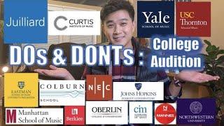 COLLEGE MUSIC AUDITION | How To Apply For Music School | Audition Video