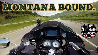 Riding Motorcycles to Whitefish Montana | Canada Motorcycle Trip - Day 2 | 4K