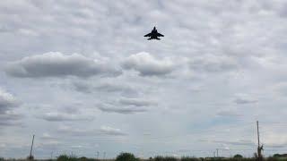 Awesome F-15E quick climbs at RAF Lakenheath