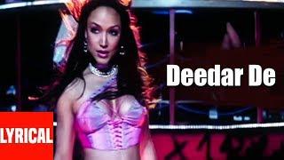 Lyrical Video: Deedar De | Dus | Sunidhi Chauhan | Sanjay Dutt, Abhishek Bachan, Shilpa Shetty