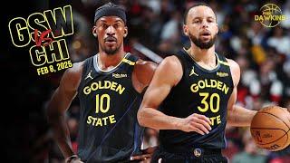 Golden State Warriors Full Team Highlights vs Bulls | Butler's Debut | Feb 8, 2025 | FreeDawkins