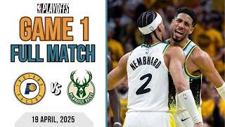 Indiana Pacers vs Milwaukee Bucks | Game 1 | Full Match NBA | 2025 NBA Playoffs