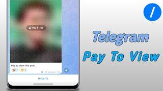 How To Setup Telegram Pay To View | Donation Bot