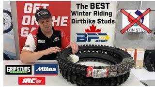 What are the BEST Winter Riding Studs for a Dirtbike | BFD Moto