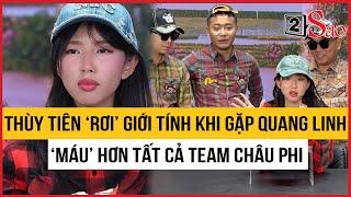 Thùy Tiên ‘rơi’ giới tính khi gặp Quang Linh Vlogs, ‘máu’ hơn tất cả team Châu Phi | TIN GIẢI TRÍ