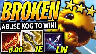 ABUSE THIS KOG for FREE WINS in TFT SET 12 - RANKED Best Comps | TFT Patch 14.15 | Teamfight Tactics