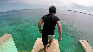 Cliff Jumping/Diving - Salagdoong Beach - Siquijor Island Philippines