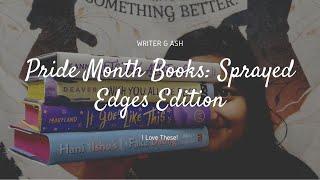 Pride Month Books Sprayed Edges Edition
