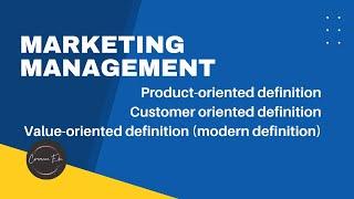 Marketing Management Bcom/BBA/Mcom Marketing product Customer value oriented definition Malayalam