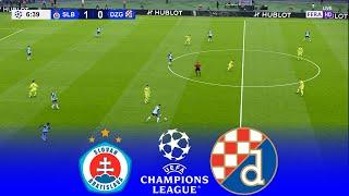 UŽIVO  SLOVAN BRATISLAVA vs DINAMO ZAGREB | UEFA Champions League 2024/2025 | FL 2025 Gameplay