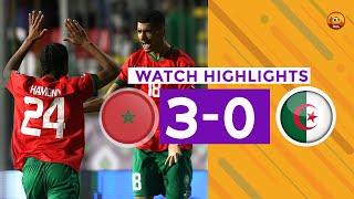 MOROCCO VS ALGERIA(3-0)-AFCON U17-GOALS&HIGHLIGHTS