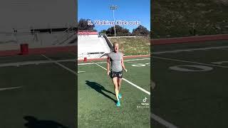 Dynamic stretching warmup for sprinting or lifting