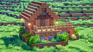 [Minecraft] How To Build a Survival Wooden House / Tutorial