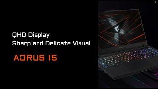 [QHD vs FHD] AORUS 15 Gaming Laptop - Sharp and Delicate Visual