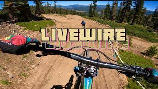 The A-Line of Tahoe?! MTB Trains down Livewire at Northstar’s Bike Park