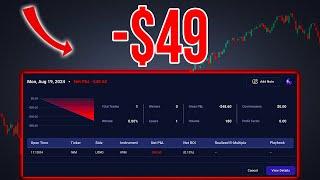 Losing $49 Trading IWM | Trade Recap