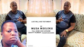 Musa Mseleku Speaks About “Will matters”|Sne Mseleku’s Fans  want Her To Receive More Money