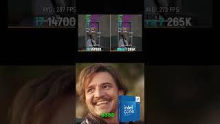 Core i7-14700K vs. Core Ultra 7 265K #shorts #pc #pcgaming #intel