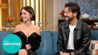 Lily Collins and Álvaro Morte Make West End Magic in ‘Barcelona' | This Morning