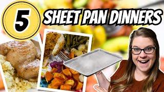 5 Amazing Sheet Pan Dinners for summertime | Super Easy Dinners | Dump and Go Recipes