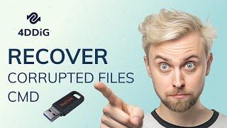 [Detailed] How to Recover Corrupted Files from USB Using CMD without Losing Data |Tenorshare 4DDiG